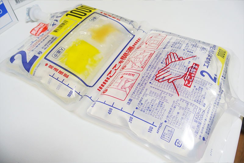 無菌調剤された点滴製剤